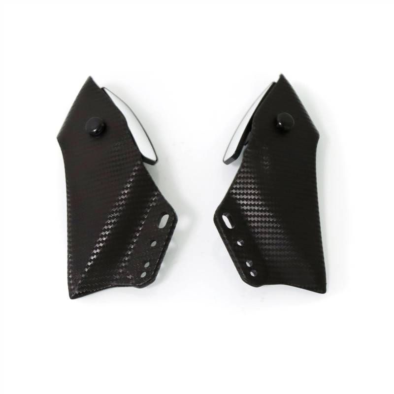 Motorrad-Modifikationszubehör Motorrad Einstellbare Seitenflügel Spoiler Verkleidung Mit Rückspiegel Für K&awasaki ZX-6R ZX6R ZX 6R von TRFBD