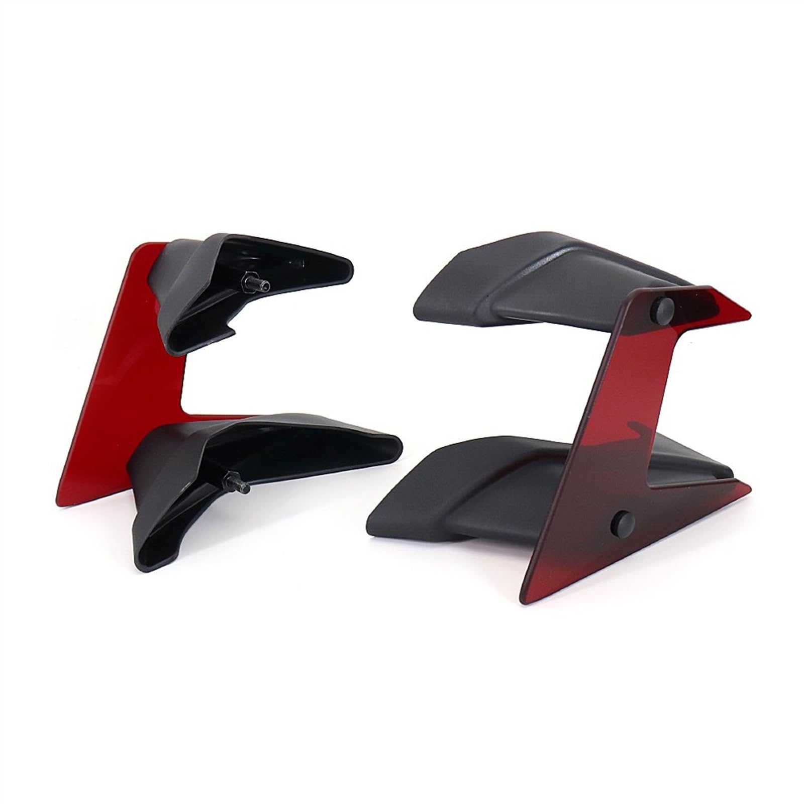 Motorrad-Modifikationszubehör Motorrad Seite Abtrieb Nackt Spoiler Feste Winglet Verkleidung Flügel Deflektoren FÜR Y&amaha MT07 MT-07 Mt07 2021(Rosso) von TRFBD