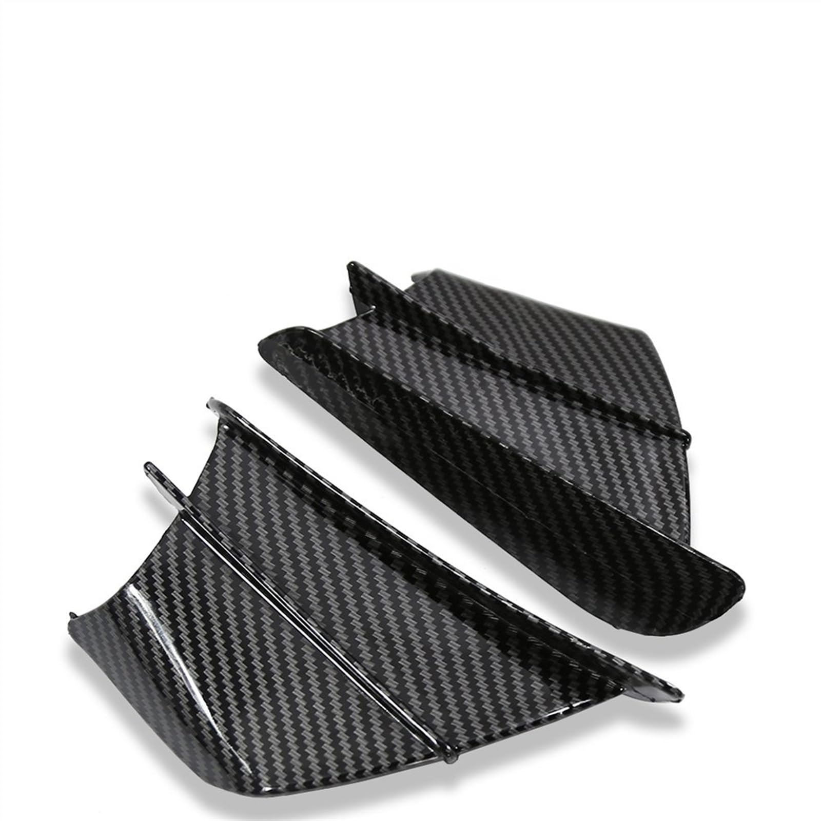 Motorrad-Modifikationszubehör Motorrad Spoiler Verkleidung Windabweiser Für Y&amaha Tracer 900 GT 2018-2021 Winglet Aerodynamische Flügel Kit(Glossy Carbon) von TRFBD