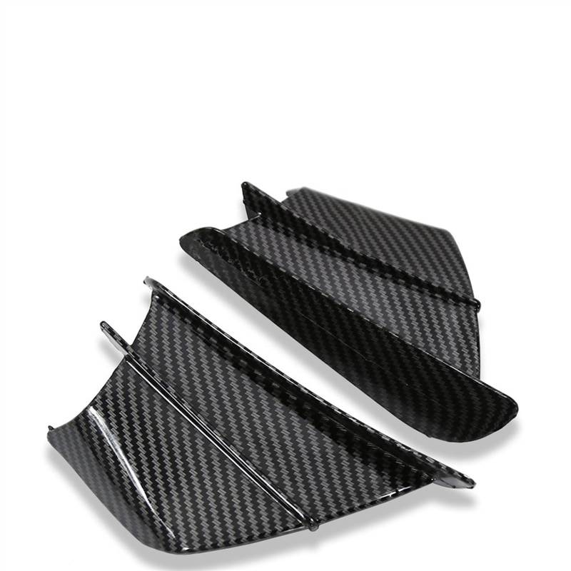 Motorrad-Modifikationszubehör Motorrad Spoiler Verkleidung Windabweiser Für Y&amaha Tracer 900 GT 2018-2021 Winglet Aerodynamische Flügel Kit(Glossy Carbon) von TRFBD