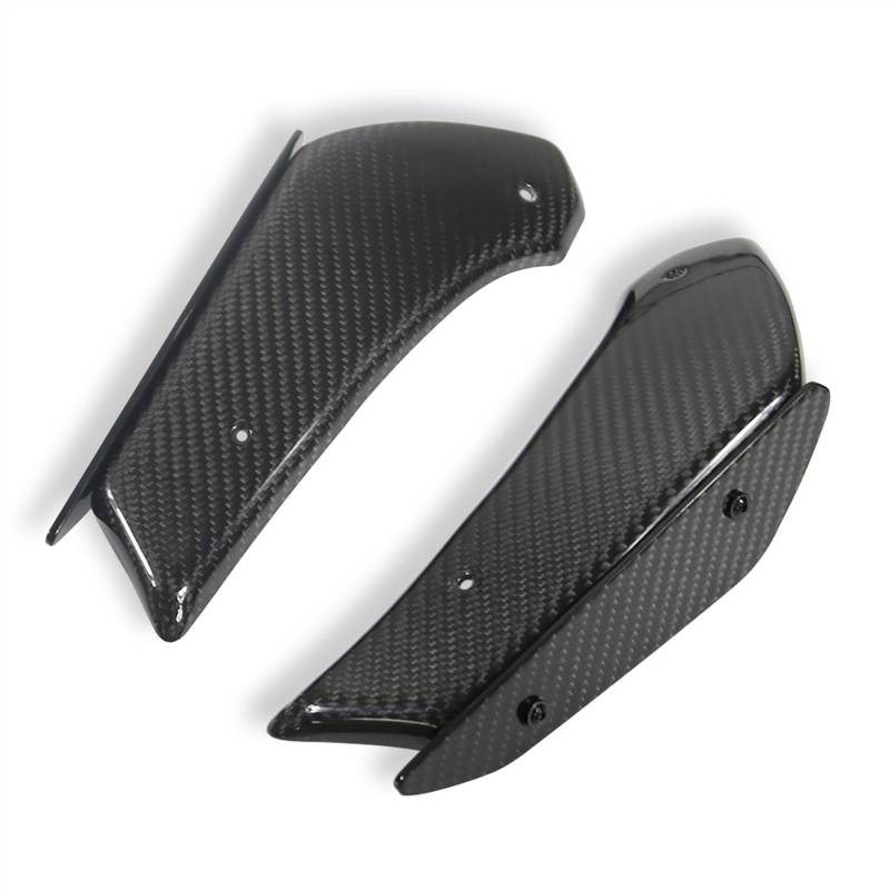 Motorrad-Modifikationszubehör Motorrad Winglet Aerodynamische Wing Kit Spoiler Verkleidung Für K&awasaki Für Ninja 400(Carbon Fiber) von TRFBD