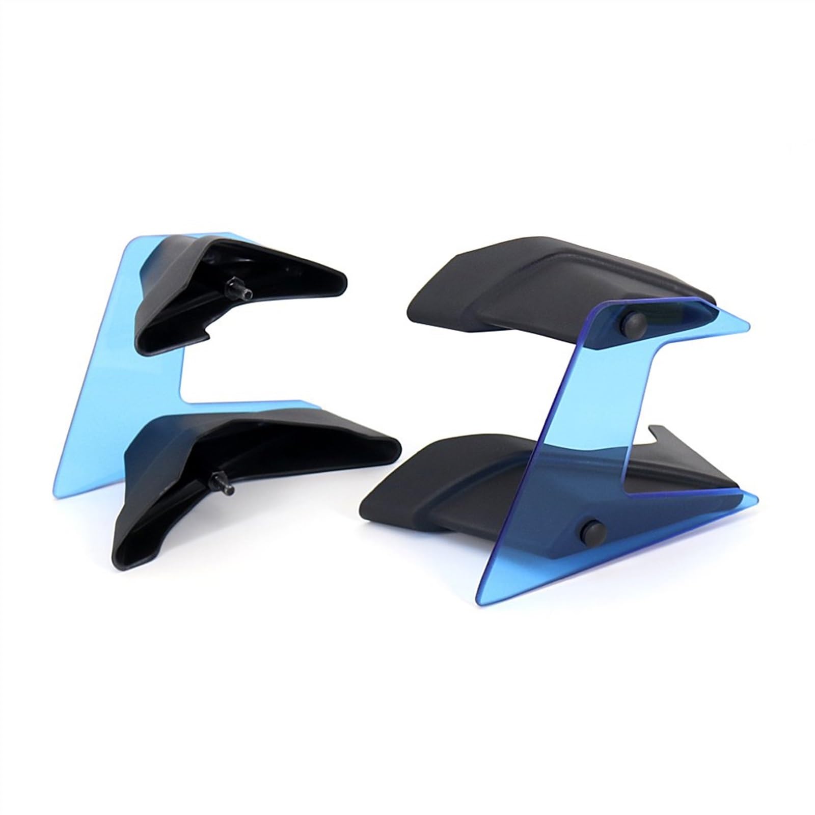 TRFBD Motorrad-Modifikationszubehör Motorrad Seite Abtrieb Nackt Spoiler Feste Winglet Verkleidung Flügel Deflektoren FÜR Y&amaha MT07 MT-07 Mt07 2021(Blu) von TRFBD