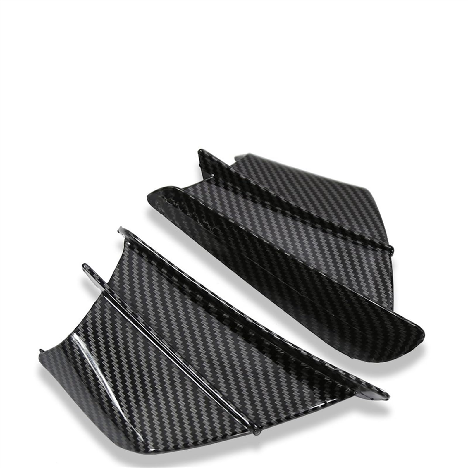TRFBD Motorrad-Modifikationszubehör Motorrad-Spoiler-Zubehör-Set Für S1000RR S 1000 RR HP4 2019 2020 2021 Winglet Aerodynamischer Flügel(Glossy Carbon) von TRFBD