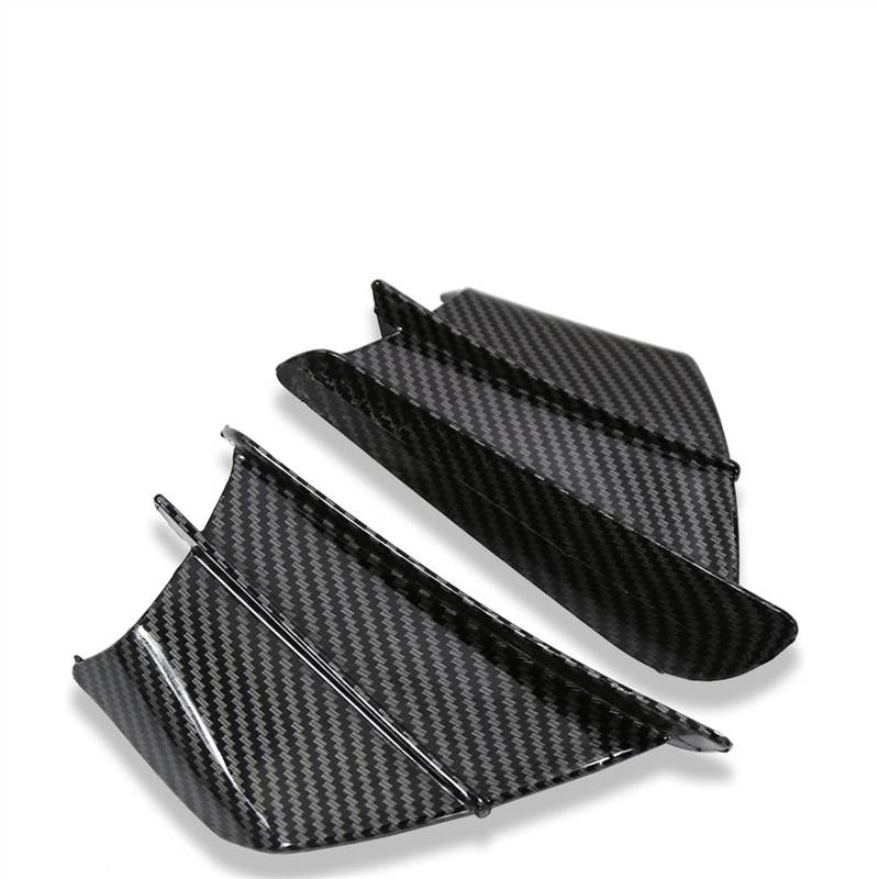 TRFBD Motorrad-Modifikationszubehör Motorrad-Spoiler-Zubehör-Set Für S1000RR S 1000 RR HP4 2019 2020 2021 Winglet Aerodynamischer Flügel(Glossy Carbon) von TRFBD