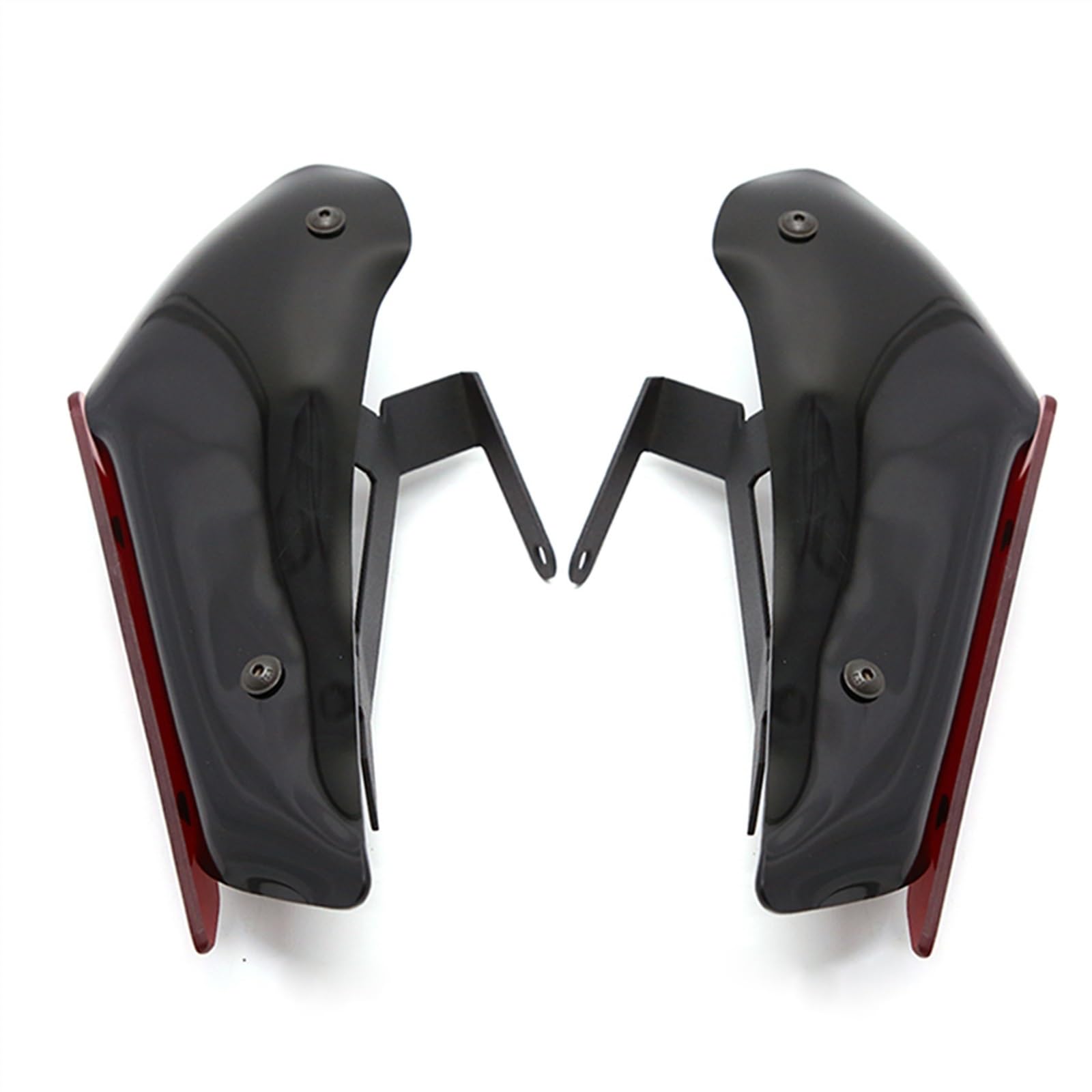 TRFBD Motorrad-Modifikationszubehör Motorrad Winglet Aerodynamische Wing Kit Spoiler Verkleidung Für Kawasaki Für Ninja 400(Rosso) von TRFBD