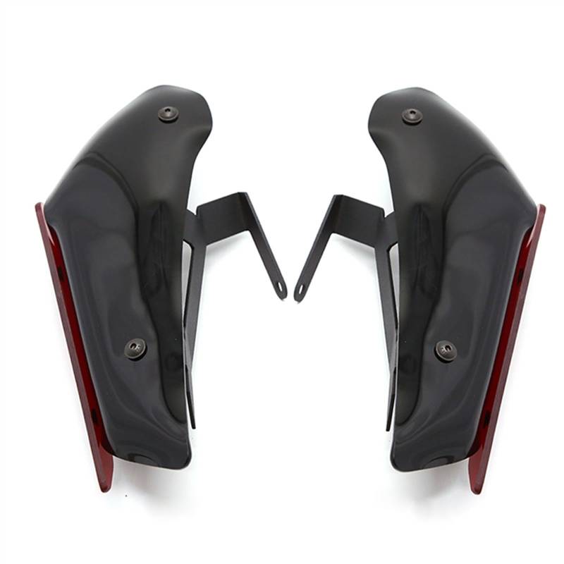 TRFBD Motorrad-Modifikationszubehör Motorrad Winglet Aerodynamische Wing Kit Spoiler Verkleidung Für Kawasaki Für Ninja 400(Rosso) von TRFBD