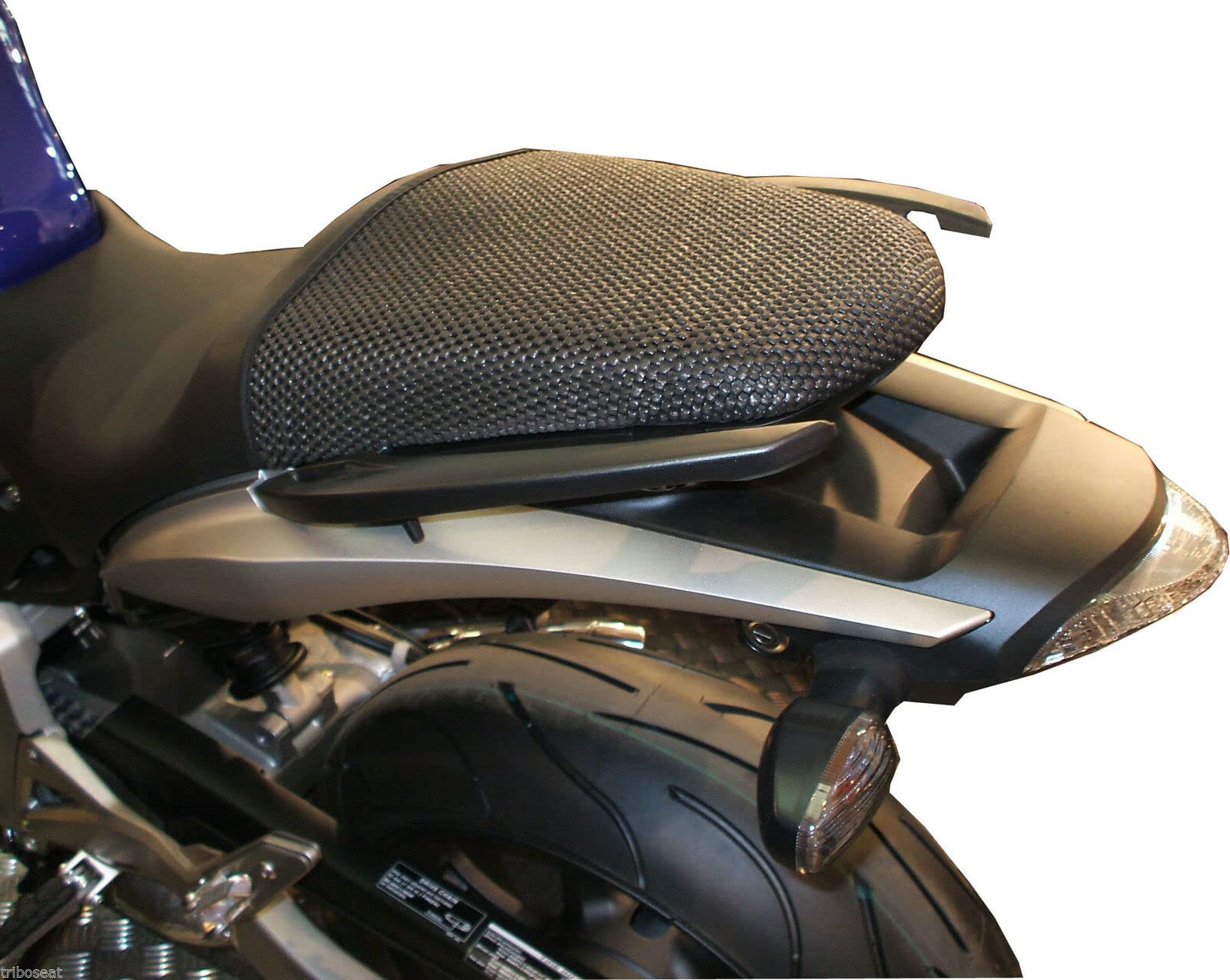 Triboseat Motorrad Anti-Rutsch-Beifahrersitzbezug kompatibel mit Honda Hornet CB600F (2007-2010) von TRIBOSEAT