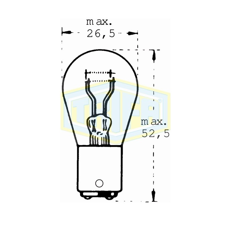 Auto-Lampe 12V 21-5WG von TRIFA LAMPS