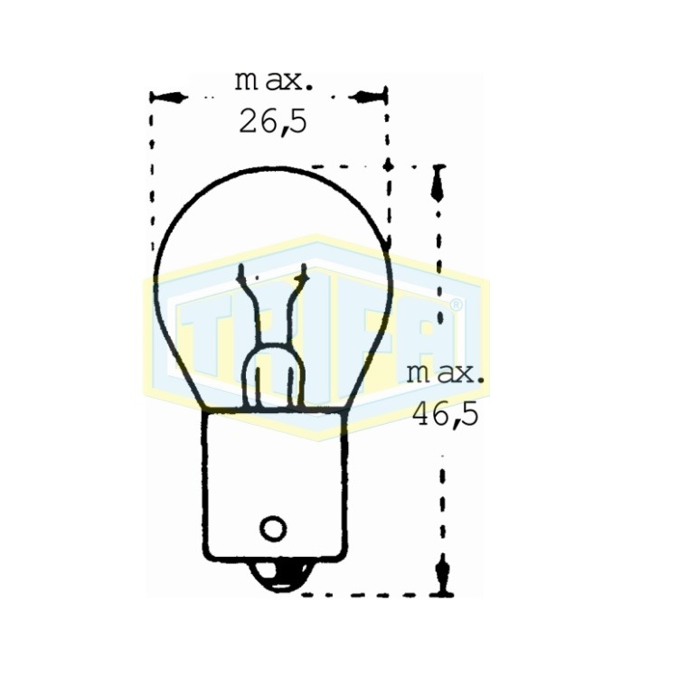 Auto-Lampe 6V15WBA15 von TRIFA LAMPS