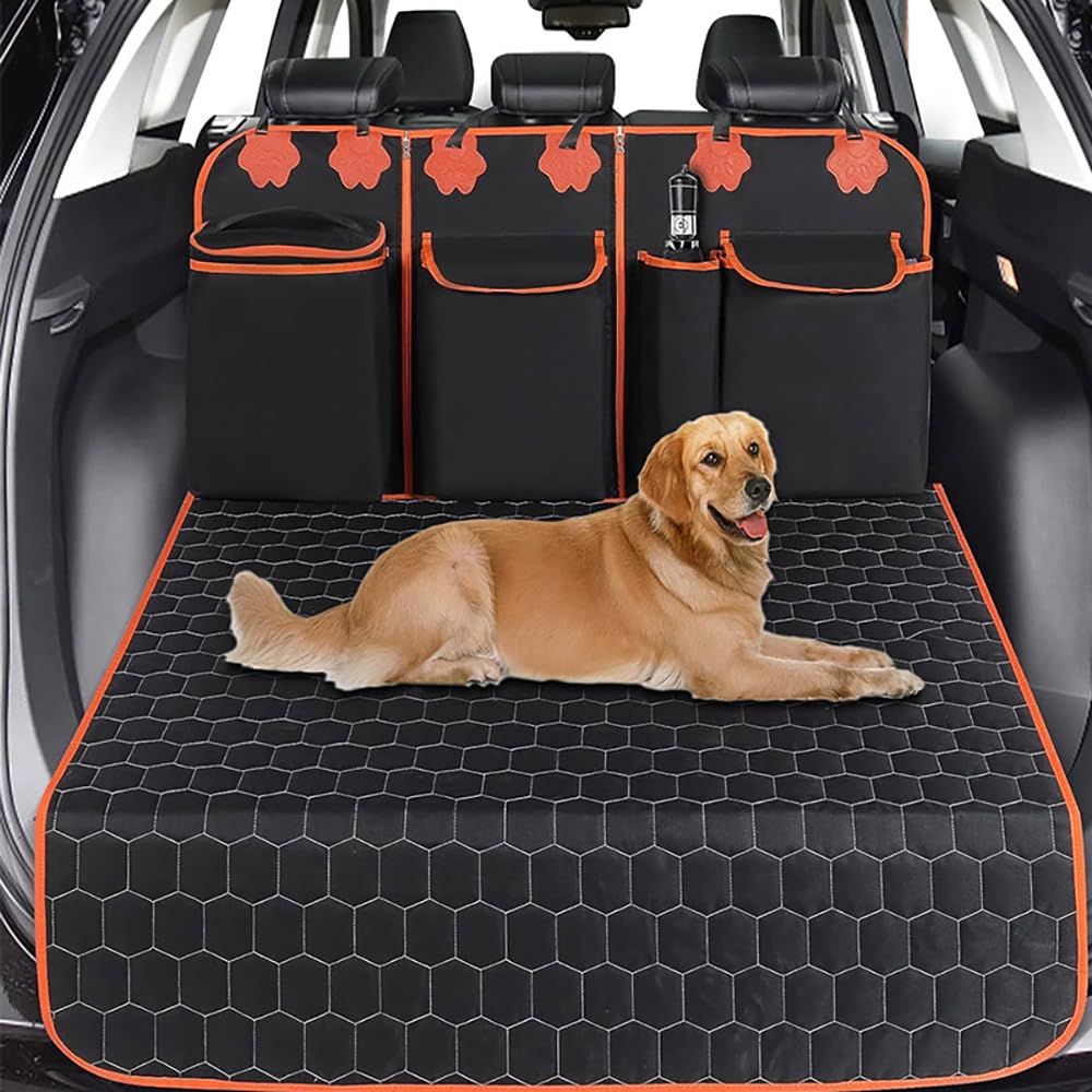 Kofferraumschutz, für Hyundai Tucson III IV/Hyundai Staria Wasserabweisend Pflegeleicht mit Aufbewahrungstasche Auto Schutzmatte für Hunde,L von TRISAR