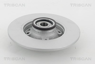 Triscan 2x 1x Bremsscheibe Hinterachse Voll+Radlager+ABS für Citroën, Peugeot von TRISCAN