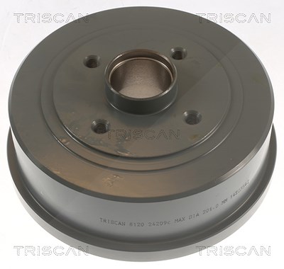 Triscan 2x Bremstrommel Hinterachse ohne Radlager für Opel von TRISCAN