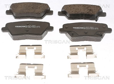 Triscan Bremsbeläge hinten (Satz) [Hersteller-Nr. 811043062] für Hyundai, Kia von TRISCAN