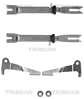 Triscan Nachsteller, Trommelbremse [Hersteller-Nr. 8105103011] für Citroën, Fiat, Ford, Peugeot, Toyota von TRISCAN