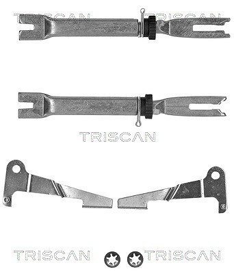 Triscan Nachsteller, Trommelbremse [Hersteller-Nr. 8105103011] für Citroën, Fiat, Ford, Mazda, Peugeot, Toyota von TRISCAN