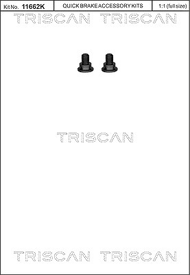 Triscan Schraube, Bremsscheibe [Hersteller-Nr. 8105116003] für BMW, Land Rover, Mini, Toyota von TRISCAN