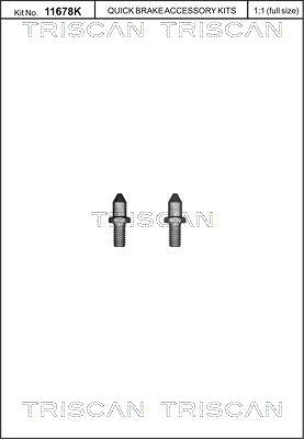 Triscan Schraube, Bremsscheibe [Hersteller-Nr. 8105116019] für Citroën, Fiat, Lancia, Peugeot von TRISCAN