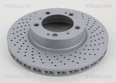 Triscan 1x Bremsscheibe Vorderachse rechts Belüftet [Hersteller-Nr. 8120101049C] für Porsche von TRISCAN