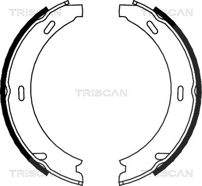 Triscan Bremsbackensatz [Hersteller-Nr. 810023412] für Chrysler, Mercedes-Benz von TRISCAN