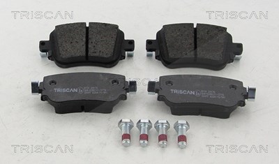Triscan Bremsbeläge hinten (Satz) [Hersteller-Nr. 811029176] für Audi, Seat, Skoda, VW von TRISCAN