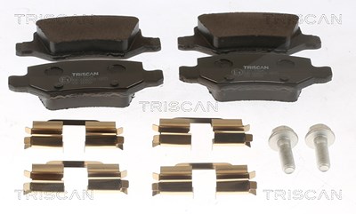 Triscan Bremsbeläge hinten (Satz) [Hersteller-Nr. 811023045] für Mercedes-Benz von TRISCAN
