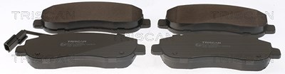 Triscan Bremsbeläge inkl. VWK Vorne (Satz) [Hersteller-Nr. 811010585] für Nissan, Opel, Renault, Vauxhall von TRISCAN
