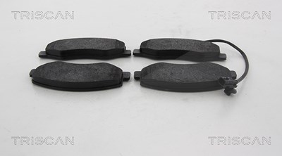 Triscan Bremsbeläge mit VWK hinten (Satz) [Hersteller-Nr. 811010583] für Nissan, Opel, Renault, Vauxhall von TRISCAN