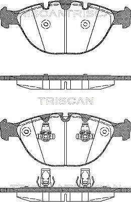 Triscan Bremsbeläge vorne (Satz) [Hersteller-Nr. 811011011] für BMW von TRISCAN