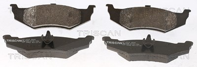 Triscan Bremsbelagsatz, Scheibenbremse [Hersteller-Nr. 811010520] für Chrysler, Dodge, Plymouth von TRISCAN