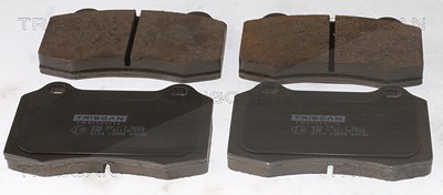 Triscan Bremsbelagsatz, Scheibenbremse [Hersteller-Nr. 811010555] für Citroën, Daimler, Ds, Jaguar, Peugeot, Seat, Volvo von TRISCAN
