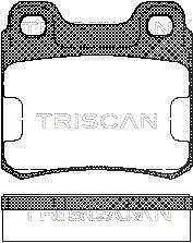 Triscan Bremsbelagsatz, Scheibenbremse [Hersteller-Nr. 811065001] für Saab von TRISCAN