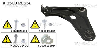 Triscan Lenker, Radaufhängung [Hersteller-Nr. 850028552] für Citroën, Ds, Peugeot von TRISCAN