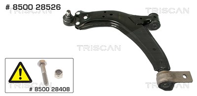 Triscan Lenker, Radaufhängung [Hersteller-Nr. 850028526] für Citroën, Peugeot von TRISCAN