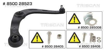 Triscan Lenker, Radaufhängung [Hersteller-Nr. 850028523] für Peugeot von TRISCAN
