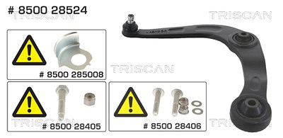 Triscan Lenker, Radaufhängung [Hersteller-Nr. 850028524] für Peugeot von TRISCAN