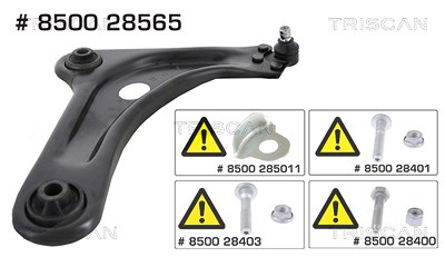 Triscan Lenker, Radaufhängung [Hersteller-Nr. 850028565] für Citroën, Peugeot von TRISCAN