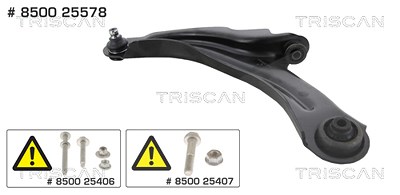 Triscan Lenker, Radaufhängung [Hersteller-Nr. 850025578] für Renault von TRISCAN