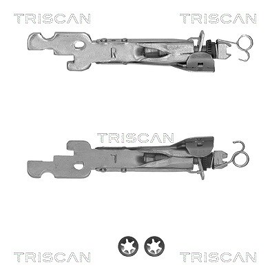 Triscan Nachsteller, Trommelbremse [Hersteller-Nr. 8105103003] für Citroën, Dacia, Ds, Fiat, Ford, Lancia, Mitsubishi, Nissan, Opel, Peugeot, Renault, von TRISCAN