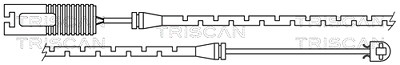 Triscan Warnkontakt, Bremsbelagverschleiß [Hersteller-Nr. 811511004] für BMW von TRISCAN