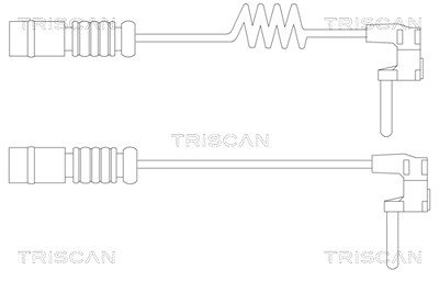Triscan Warnkontakt, Bremsbelagverschleiß [Hersteller-Nr. 811523020] für Mercedes-Benz von TRISCAN