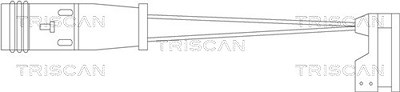 Triscan Warnkontakt, Bremsbelagverschleiß [Hersteller-Nr. 811510010] für Mercedes-Benz von TRISCAN