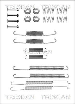 Triscan Zubehörsatz, Bremsbacken [Hersteller-Nr. 8105292548] für Audi, Seat, VW von TRISCAN