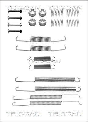 Triscan Zubehörsatz, Bremsbacken [Hersteller-Nr. 8105292548] für Audi, Seat, VW von TRISCAN
