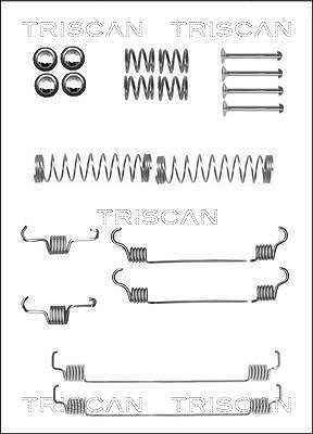 Triscan Zubehörsatz, Bremsbacken [Hersteller-Nr. 8105282570] für Citroën, Ds, Opel, Peugeot, Vauxhall von TRISCAN