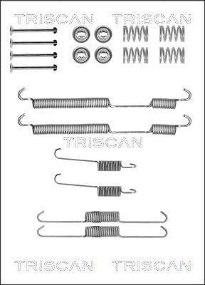 Triscan Zubehörsatz, Bremsbacken [Hersteller-Nr. 8105102580] für Citroën, Fiat, Ford, Peugeot, Toyota von TRISCAN