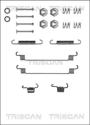 Triscan Zubehörsatz, Bremsbacken [Hersteller-Nr. 8105252519] für Citroën, Peugeot, Renault von TRISCAN