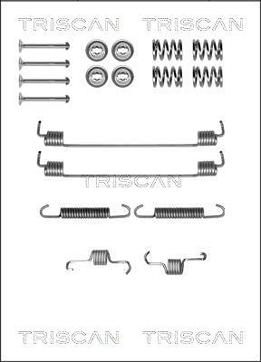 Triscan Zubehörsatz, Bremsbacken [Hersteller-Nr. 8105102596] für Dacia, Lancia, Renault von TRISCAN