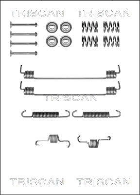 Triscan Zubehörsatz, Bremsbacken [Hersteller-Nr. 8105102596] für Dacia, Lancia, Mercedes-Benz, Nissan, Renault von TRISCAN