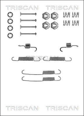 Triscan Zubehörsatz, Bremsbacken [Hersteller-Nr. 8105162541] für Ford von TRISCAN
