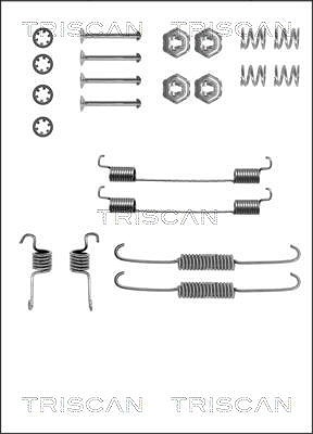 Triscan Zubehörsatz, Bremsbacken [Hersteller-Nr. 8105162542] für Ford von TRISCAN